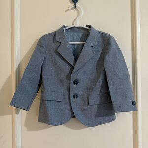 Winnie The Pooh Vintage Baby Suit Coat 2T Toddler Boys Blue Jacket Walt Disney